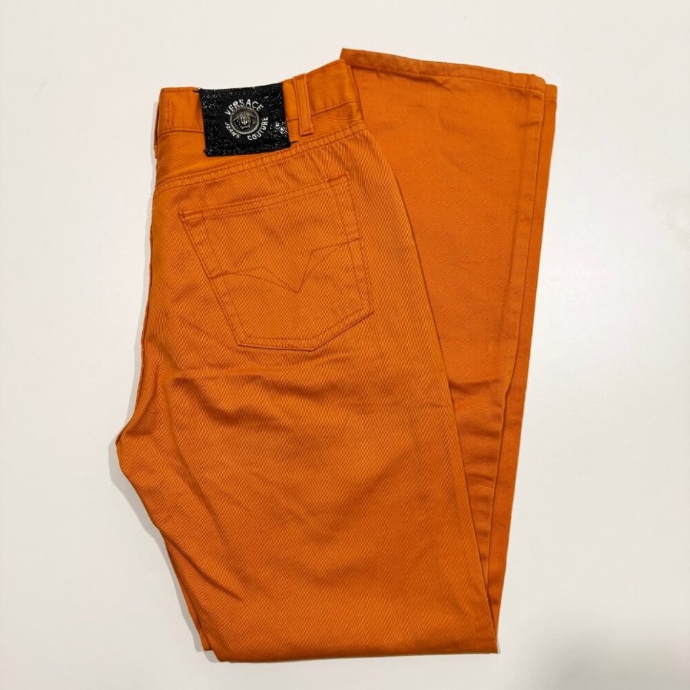 Vintage 1980s Versace Jeans Couture Straight Leg Pants (Fits 30x32)